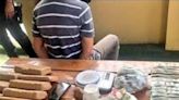 Detienen a hombre en Portoviejo con doce bloques de droga y $ 3.334 en efectivo