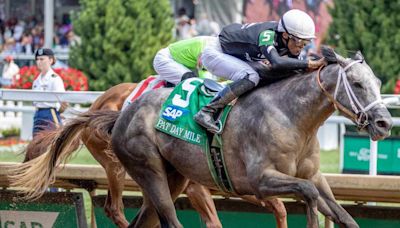 Seize The Grey Gives Many, Many Owners A Thrill With Pat Day Win On Derby Day