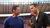 Hugh Jackman und Ryan Reynolds: Hollywoodstars zu Gast bei der Heim-EM