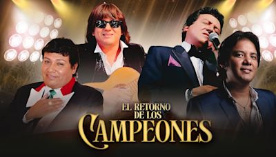 El regreso de los campeones: Imitadores de José José, Juan Gabriel, José Feliciano y Sandro juntos por primera vez