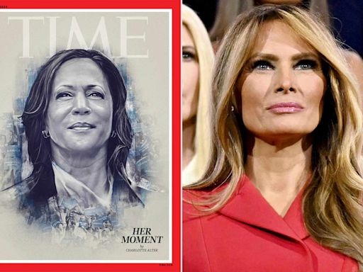 Donald Trump Says Kamala Harris' TIME Cover Reminds Him of Melania, Looks Like 'Most Beautiful Actress to Ever Live'