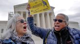 The Latest: Getting to the heart (and the timing) of Trump's Supreme Court case