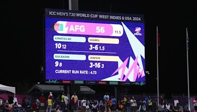 Stats - South Africa men's maiden World Cup final, Afghanistan's lowest T20I total