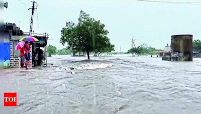Heavy Rainfall Causes Flooding in Saurashtra Districts | Rajkot News - Times of India