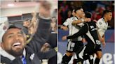 La eufórica celebración en el camarín de Colo Colo con Arturo Vidal como protagonista - La Tercera