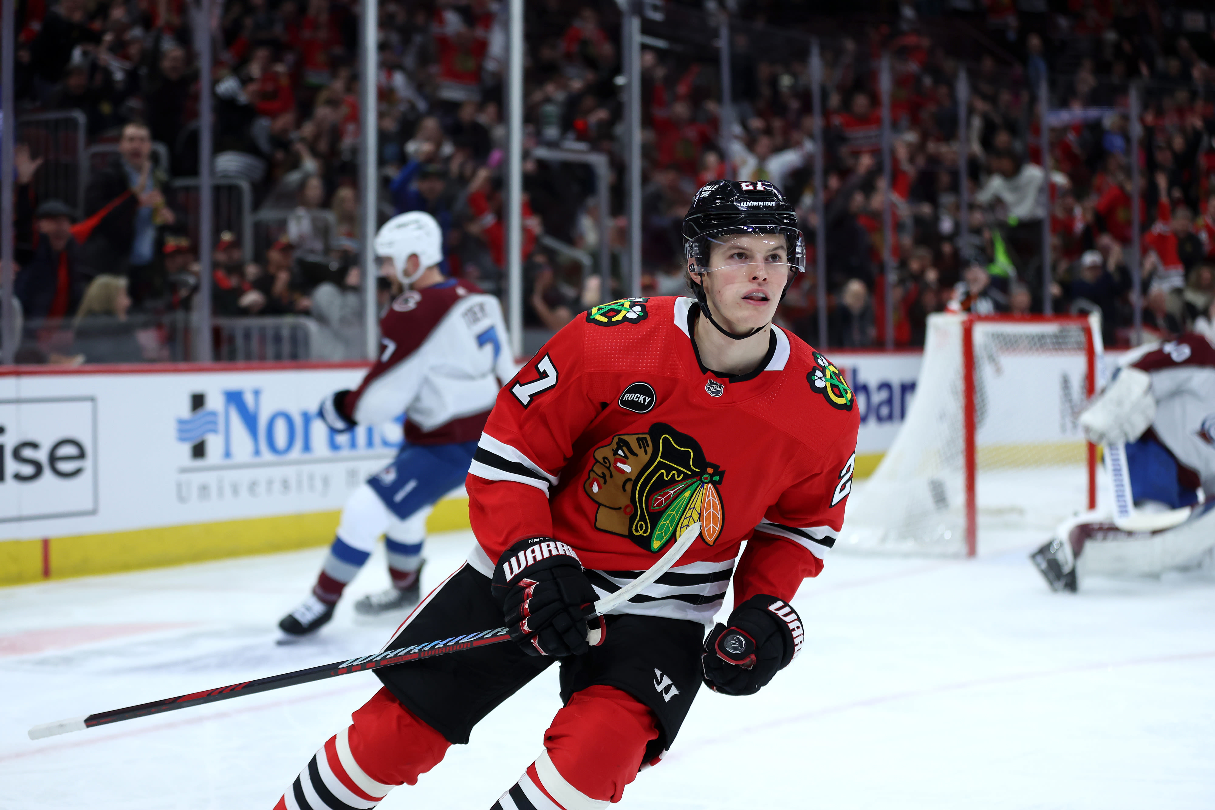 Lukas Reichel gets a new 2-year deal from the Chicago Blackhawks after an uneven season