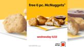 Cincinnatians can get a free 6 pc. McNugget - ‘no strings attached’