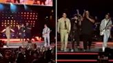 Jonas Brothers bodyguard ‘Big Rob’ reunites with band on stage to perform ‘Burnin’ Up’