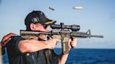 US Navy warship commander mocked for holding assault rifle with scope the wrong way