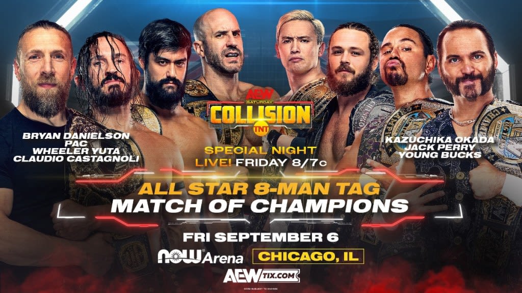 AEW Collision Results (9/6/24): All-Star Eight-Man Tag, Orange Cassidy, More