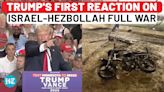 On Cam: Trump's First Reaction To Israel-Hezbollah War Hint After Golan Heights Attack | US Election