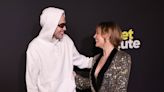 Kaley Cuoco pokes fun at Pete Davidson for wearing hoodie to ‘Meet Cute’ premiere
