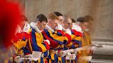 Pope Francis Welcomes Vatican’s New Swiss Guard Recruits