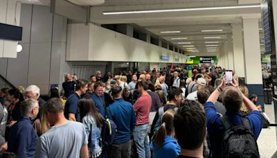 Manchester Airport flights resume after power cut chaos