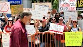 Thousands protest outside NRA convention in Texas days after massacre in Uvalde
