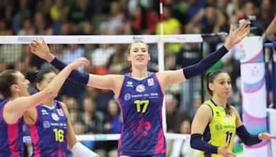 Volley, Antropova super, Scandicci vince a Conegliano in gara 1: 3-2 dopo aver annullato 2 match point