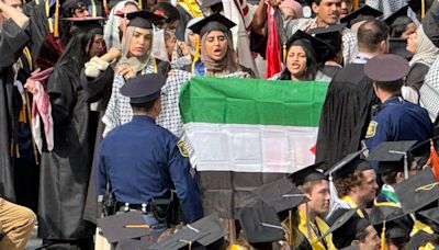 Pro-Palestinian protesters disrupt University of Michigan commencement