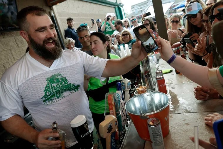 Jason Kelce officially sets dates to celebrity bartend at Ocean Drive, host Beer Bowl in Sea Isle City