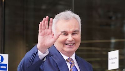 Eamonn Holmes proudly stands unaided after admitting he felt 'humiliated' needing carers
