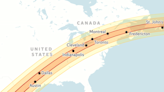 Solar eclipse map shows path of totality for 2024 event