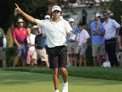 Tiger Woods’ son, Charlie, misses cut at US Junior Amateur after shooting 82-80 at Oakland Hills