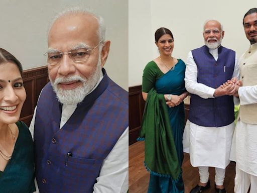 Varalaxmi Sarathkumar clicks a selfie with Prime Minister Narendra Modi, invites him to her wedding