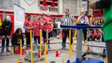 Climbing to the top: Middle school students compete at robotics event at Bedford High