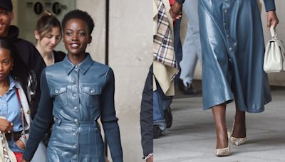 Lupita Nyong’o Shines in Sleek Pointed Aldo Shoes in London