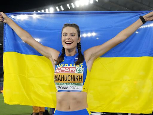 Olympics on her mind, Ukraine in her heart, world-record high jumper goes for a gold medal in Paris