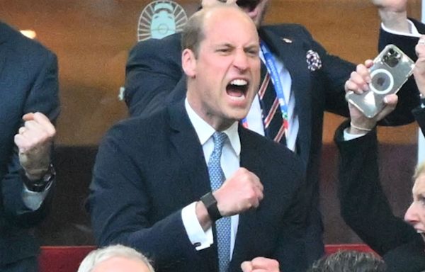 Prince William Goes Wild Celebrating England's Thrilling Euro Quarterfinal Win