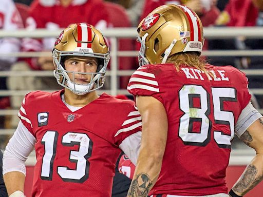 George Kittle says Brock Purdy 'looks like the guy' for 49ers and is 'taking control of the offense'