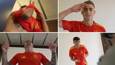 Los jugadores de la selección ya lucen la nueva 'Roja' para la Euro 2024 - MarcaTV