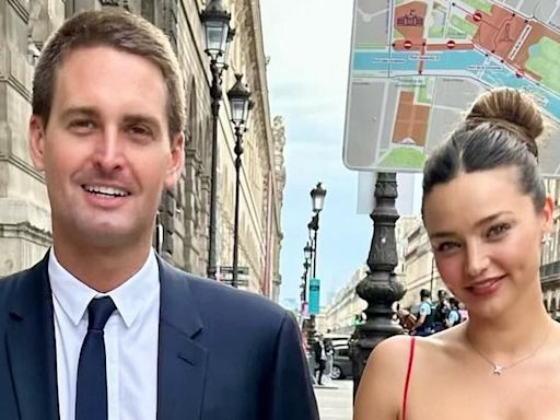 Miranda Kerr joins husband Evan Spiegel in Paris for the Olympics