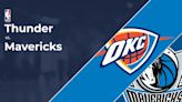 How to Watch Thunder vs. Mavericks: TV Channel and Live Stream Info for Western Semifinals | Game 1