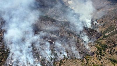 Alexander Mountain Fire continues to smolder with no growth expected