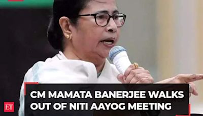 Niti Aayog meet: 'Not allowed to speak, this is insulting..,' West Bengal CM Mamata Banerjee walks out