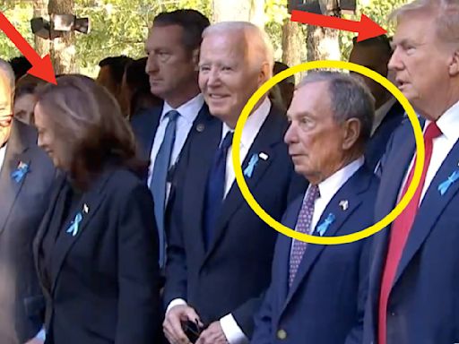 Donald Trump And Kamala Harris' Interaction At The 9/11 Memorial Is Going Viral