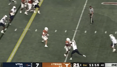 Arch Manning breaks off 67-yard TD run to give Texas a big lead over UTSA