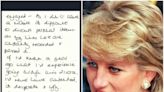 Princess Diana’s letters during ‘ugly’ divorce from King Charles auctioned for six-figure sum