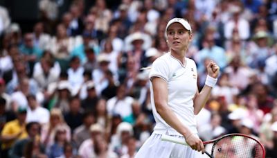 Wimbledon favourite Rybakina among 'top five' servers, says Svitolina