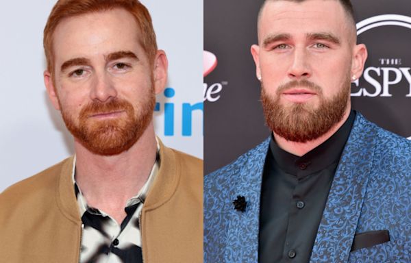 Andrew Santino Throws Travis Kelce Under the Bus Over the Time He Went Commando on His Podcast