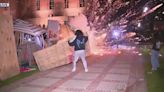 UCLA protest: Fights erupt, firecrackers thrown at pro-Palestinian tents