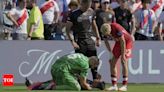 Watch: Assistant referee faints in Peru vs Canada Copa America game | Football News - Times of India