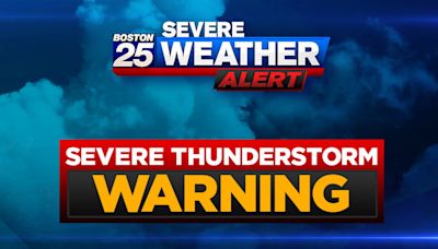 Severe Thunderstorm Warning issued for parts of Massachusetts