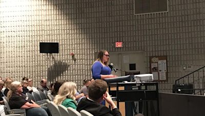 Martinsburg North Middle School community supports Eyler during BOE meeting