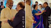 Rajinikanth was spotted at another billionaire wedding after Ambani festivities