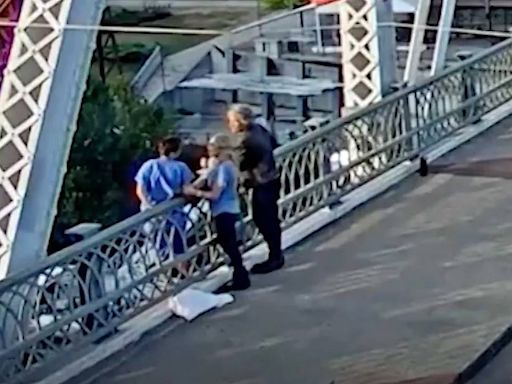 Surveillance Shows Jon Bon Jovi Stopping Woman From Jumping Off Bridge in Nashville