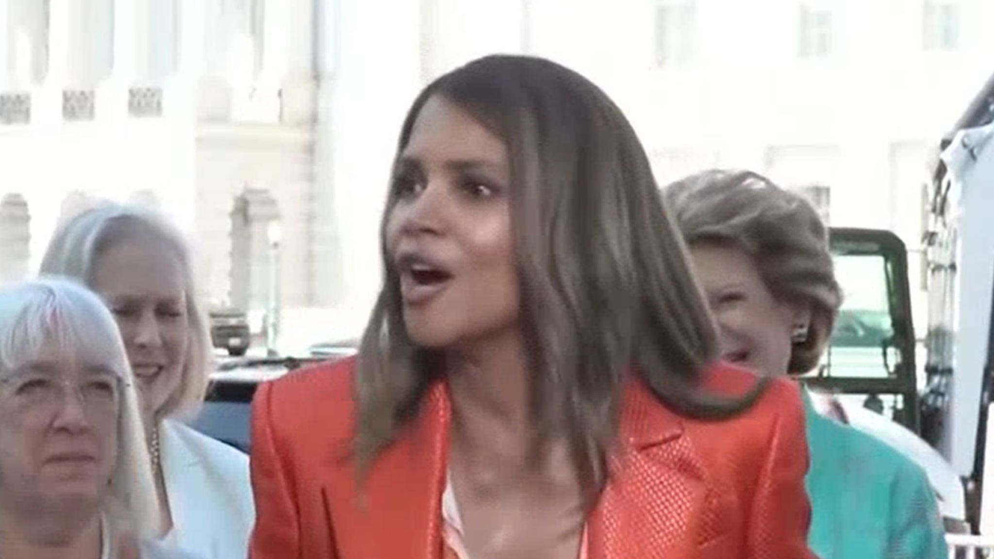 Halle Berry Passionately Speaks on Menopause Bill at U.S. Capitol