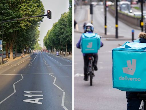 Video shows 'Deliveroo' rider smash into child after 'cycling through red light'