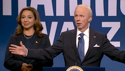 SNL Video: Maya Rudolph’s Kamala Harris Is Joined by Dana Carvey as Joe Biden in Season 50 Premiere